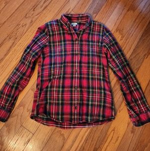LL Bean womens flannel shirt XXS